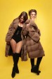 Норковое пальто в натуральном цвете «camel»