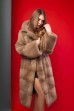 Роскошная шуба в натуральном цвете «camel»
