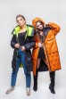 Двустороннее пальто со съемным капюшоном
